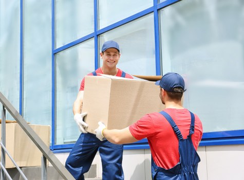 Charity donation items prepared for reuse and redistribution