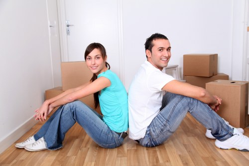 Furniture loading service for Barbican apartment move