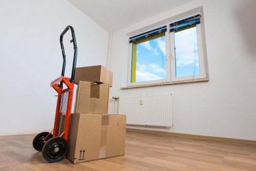 Organized storage space in Barbican for personal and business belongings